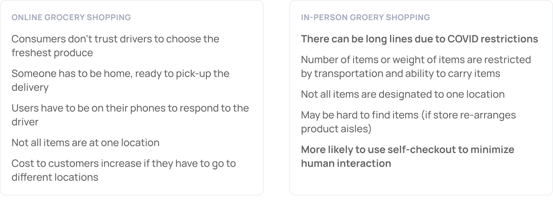 some literature review and observation findings