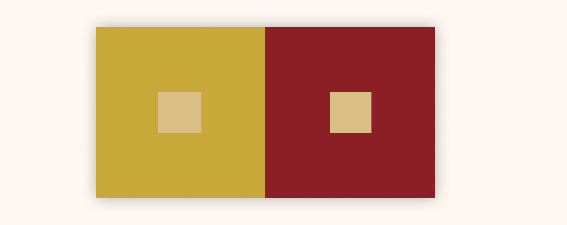 Color theory: colors don't appear the same
